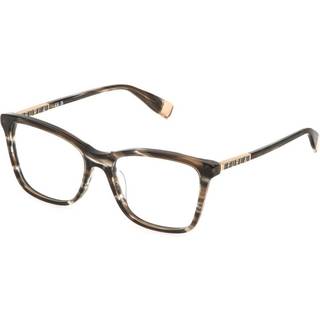 Furla VFU874 07HI 53 Briller Mænd Brun - Shiny Striped Grey Brown - 53mm