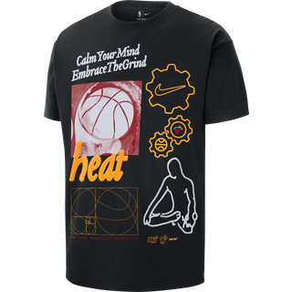 Miami Heat Courtside Nike NBA Max90-T-shirt til mænd - sort - S