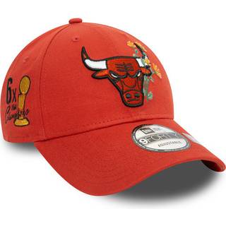 Chicago Bulls Flower Icon Copper 9FORTY Adjustable Cap newera adult unisex Orange newera adult unisex Orange newera adult unisex Orange newera adult u - Osfm