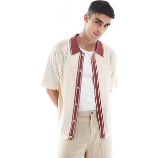 River Island River Island Cream Havana Pointelle Shirt