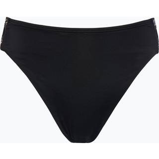 Women's FLU3NTE Logo Elastic Hi Waist Bikini Bottom Black