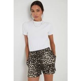 Threadbare Threadbare Animal Print 100% Cotton Pull On Jersey Shorts