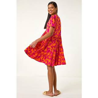 Roman Shadow Blomster Tiered Kittel KjoleEU 44 (UK 16)