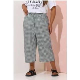 Yours Curve Yours Curve Black Gingham Culottes
