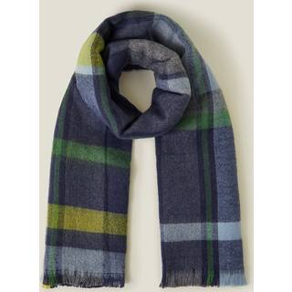 Accessorize Accessorize Blue Woven Check Blanket Scarf