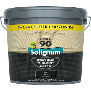 Solignum Ultra 90 træbeskyttelse 7,5 liter - sort (På lager i varehus)