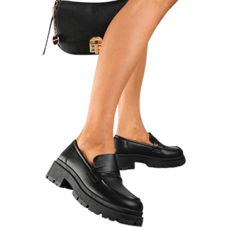 Emily dame loafers R-8 - Black - 36