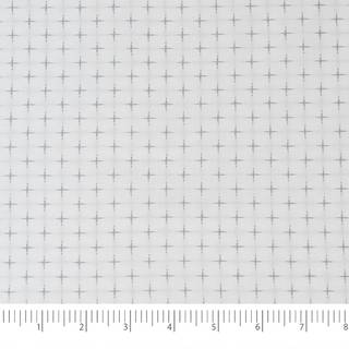 Singer stof 100% bomuldsbroderi stof sk?ret af g?rden hvid