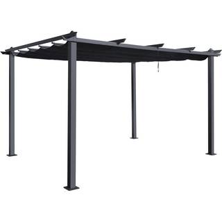 Pelle Pergola Pavillon Portimao - 3x4 meter - Grå/Beige