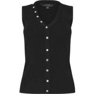 Star by Julien MacDonald Star by Julien MacDonald Black Button Detail Vest