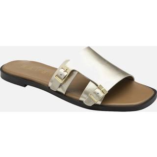 Ravel Ravel Gold Leather Open-Toe Sandals