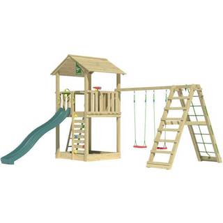 Jungle Gym Sierra legetårn m/gynger & klatremodul