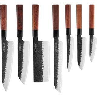 Norskaer Black Buffalo Experten Sæt, 7 Knive