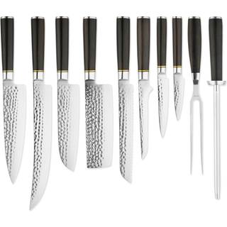 Norskaer Original Specialisten Sæt, 8knive, stegegaffel, strygestål