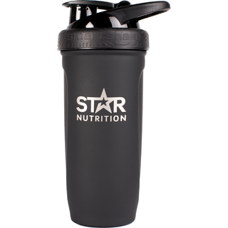 Star Nutrition Stainless Steel Shaker Black 900ml