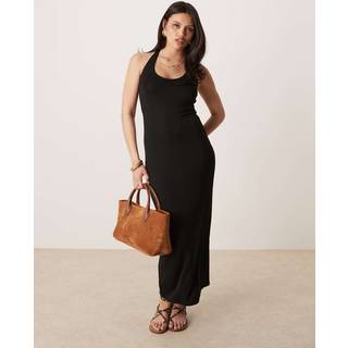 Gina Tricot-Halterneck midaxi dress-Lange kjoler-Sort-M-Dame