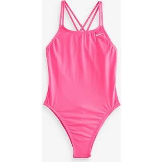 Nike Nike Pink Hydrastrong Solid Spiderback One Piece Swimsuit