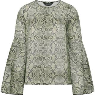 PixieGirl Petite PixieGirl Petite Natural Snake Bell Sleeve Top