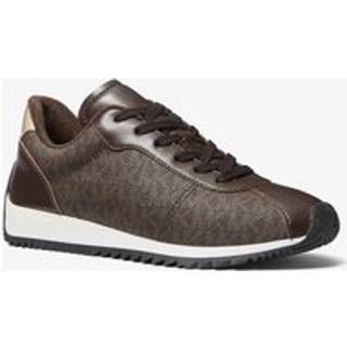 MK Rhodes Signature Logo Trainer - Brown - Michael Kors - EU 38.5