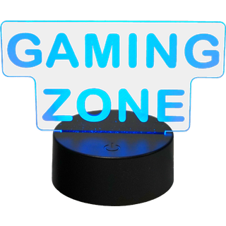 3D LED Lampe - Gaming Zone