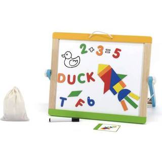Kid'oh Magnetisk whiteboard og kridttavle med tilbehør