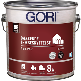 Gori 605 træbeskyttelse 2,5 kridt dækkende 80605-11000-12