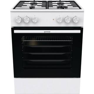 Fritstående Kombineret komfur - Gorenje GK6A60WH