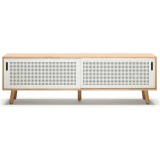 Department Ray TV Bænk 180 cm Eg/Hvid
