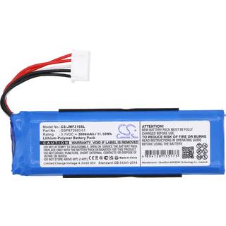 Batteri til JBL Flip 4 3,7V 3000mAh