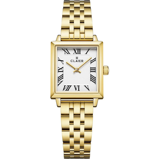 Claier Square CL0002 - Dame - 30 mm - Analog - Quartz - Safirbelagt Mineralglas