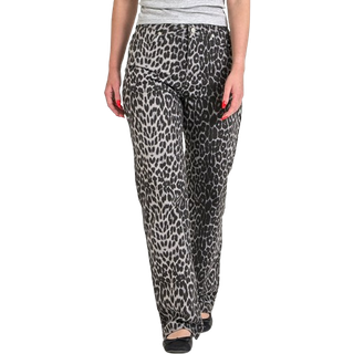 MOOD COPENHAGEN - Esther Leo Jeans - Jeans til damer - Grey Leo - S