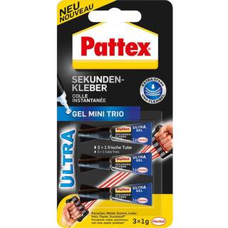 Ultra Gel Sekundenkleber 3x1g
