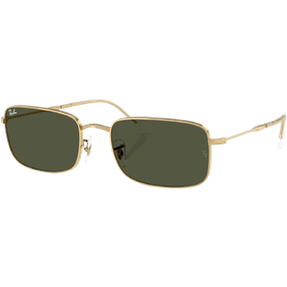 Ray - Ban Unisex RB3746 001/31 Solbriller Metal Guld Grøn G15 Firkantet Normal