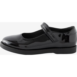 Next Black Patent Standard Fit (F) School Leather Bow Mary Jane Shoes