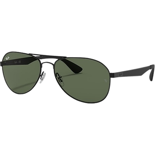 Ray - Ban Unisex RB3549 006/71 Solbriller Metal Sort Grøn Pilot Normal