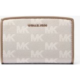 MK Bryant Medium Logo Jacquard Wallet - Natural - Michael Kors - ONE SIZE