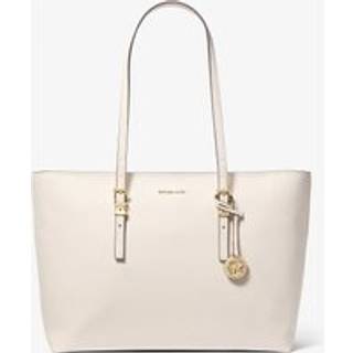 MK Quinn Large Pebbled Leather Tote Bag - Natural - Michael Kors - ONE SIZE