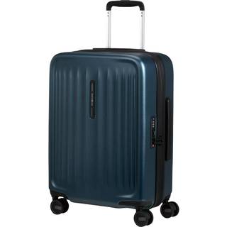 Samsonite Fyrm - Kabinekuffert Ekspanderbar Steel Blue, Kabinekuffert - Blå Kabinekuffert