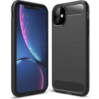 SKALO iPhone 11 Armor Carbon Stødsikker TPU-cover - Sort