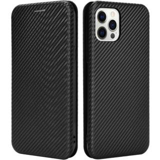 SKALO iPhone 13 Pro Carbon Fiber Pungetui - Sort