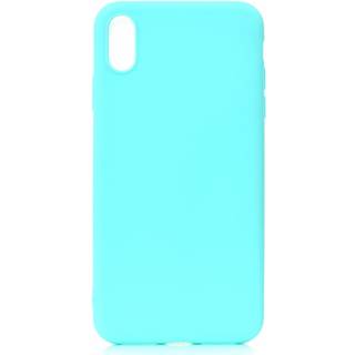 SKALO iPhone XS Max Ultratynd TPU-skal - Turkis