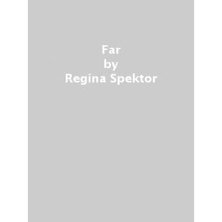 Regina Spektor - Far (Clear Coloured) (Limited Edition) (140 g) (LP)