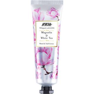 NYKAA Naturals Hand och nagelkräm - Icke -fet fuktande - Färsk krispig doft med överdådiga blommor - Magnolia och vitt te - 1 oz
