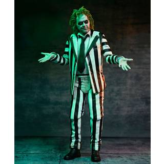Beetlejuice Beetlejuice Action Figure 7 Scale Ultimate Striped Suit Beetlejuice 18 cm