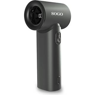 Sogo håndholdt ventilator genopladelig sort