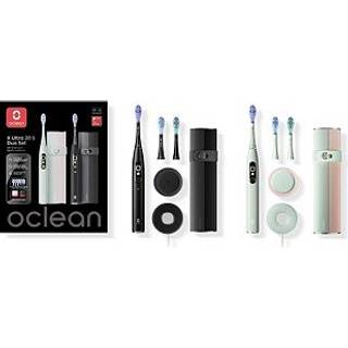 Oclean X Ultra 20 Wifi Smart Sonic Electric Toothbrush Green & Black Duo
