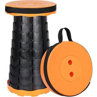 Sammenklappelig teleskopisk b?rbar aff?ring til voksne camping aff?ring Opgraderede sammenfoldelige foldes?der med belastningskapacitet 550 kg (o