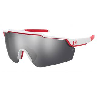 Under Armour UA LEVELUP 5SK/QI 99 Solbriller Mænd Hvid - White Red Laminate - 99mm