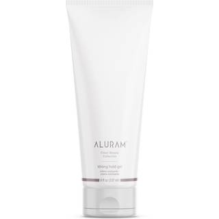 Aluram Strong Hold Gel Silicone-Free Hair Styling Gel Infused med linfrøolie og aloe vera til fugt og skinne 8 oz