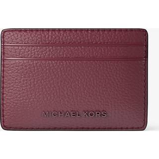 MK Jet Set Pebbled Leather Card Case - Purple - Michael Kors - ONE SIZE